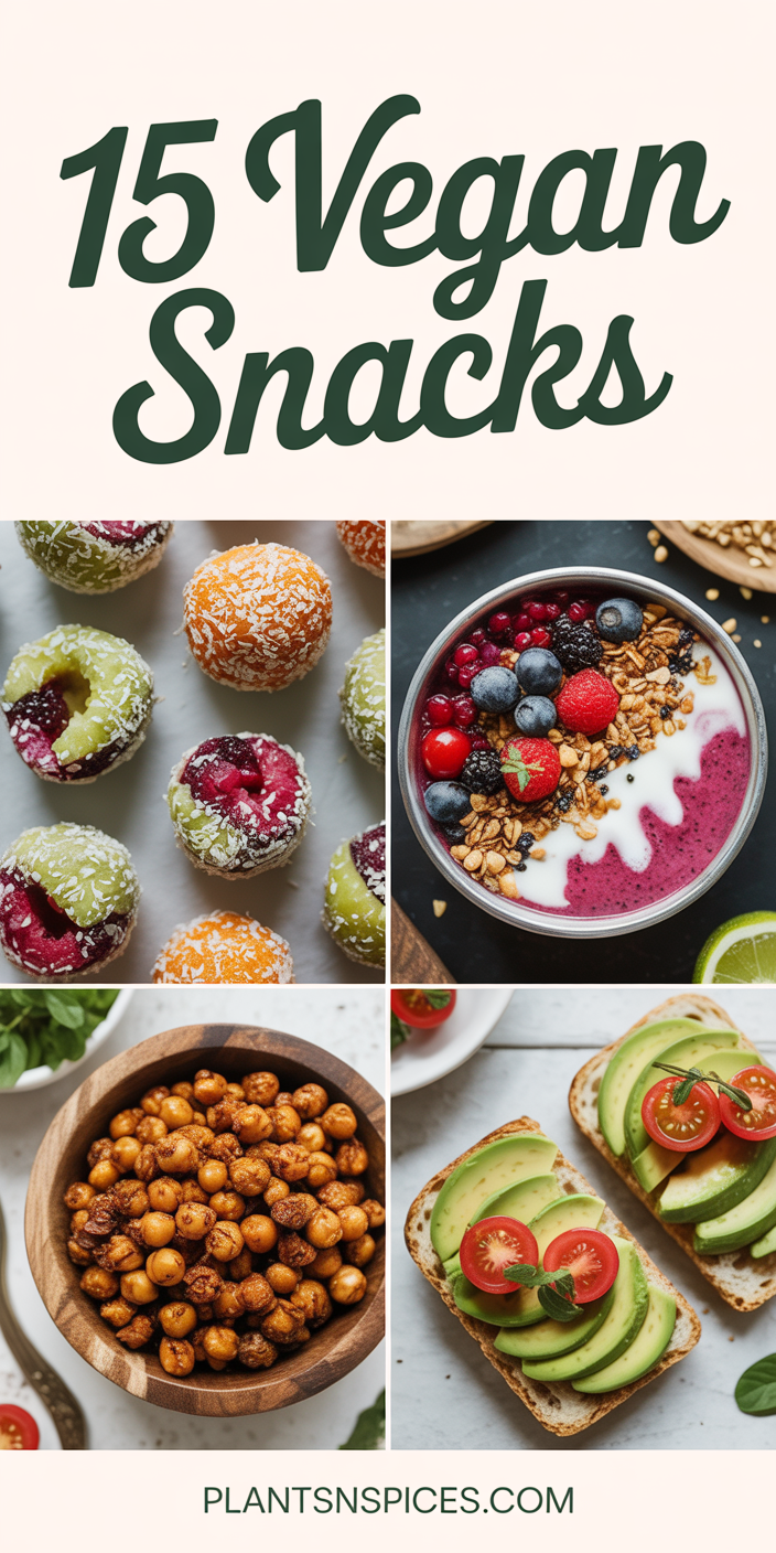 15 vegan snacks