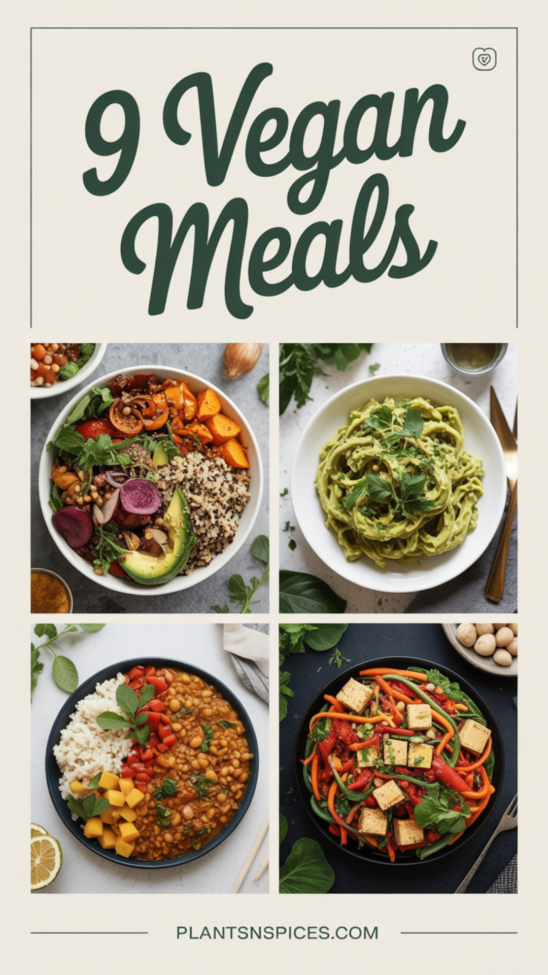 9 Vegan Meals 9 Vegan Meals