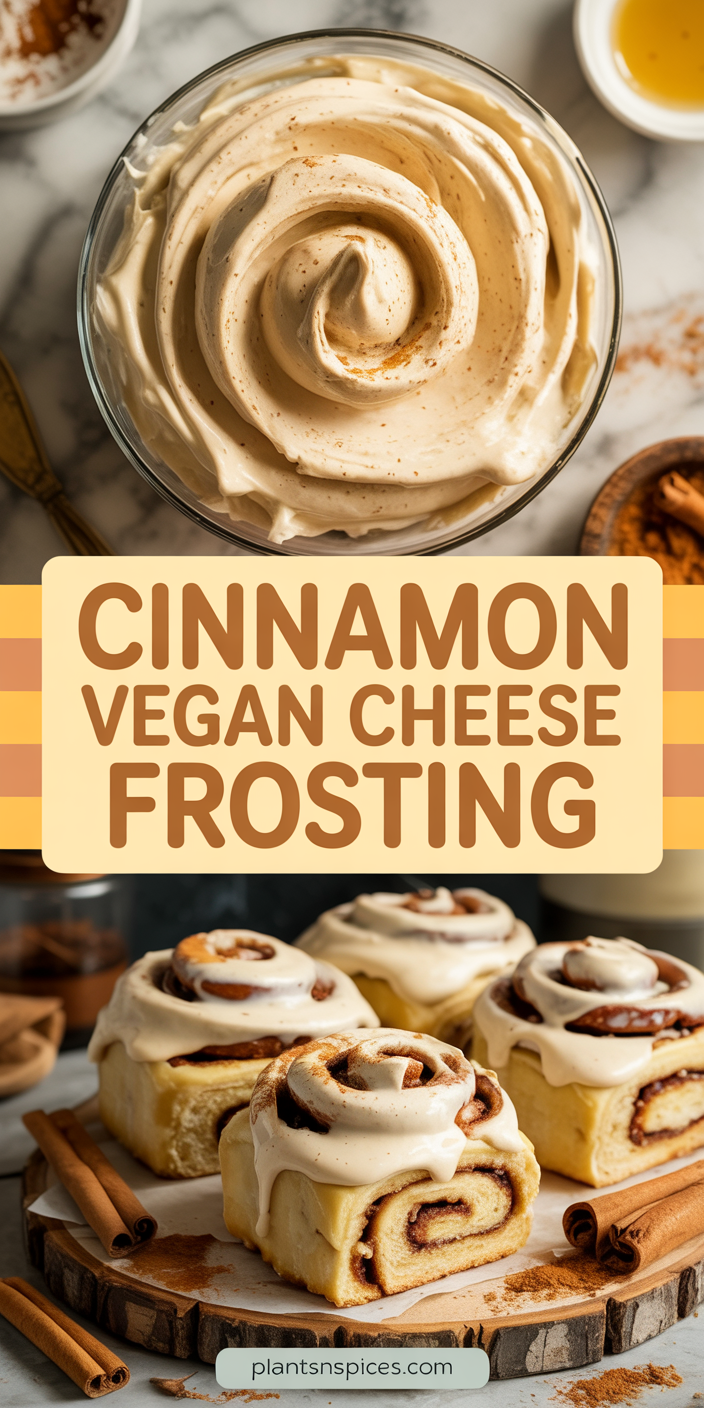Cinnamon Vegan Cream Cheese Frosting