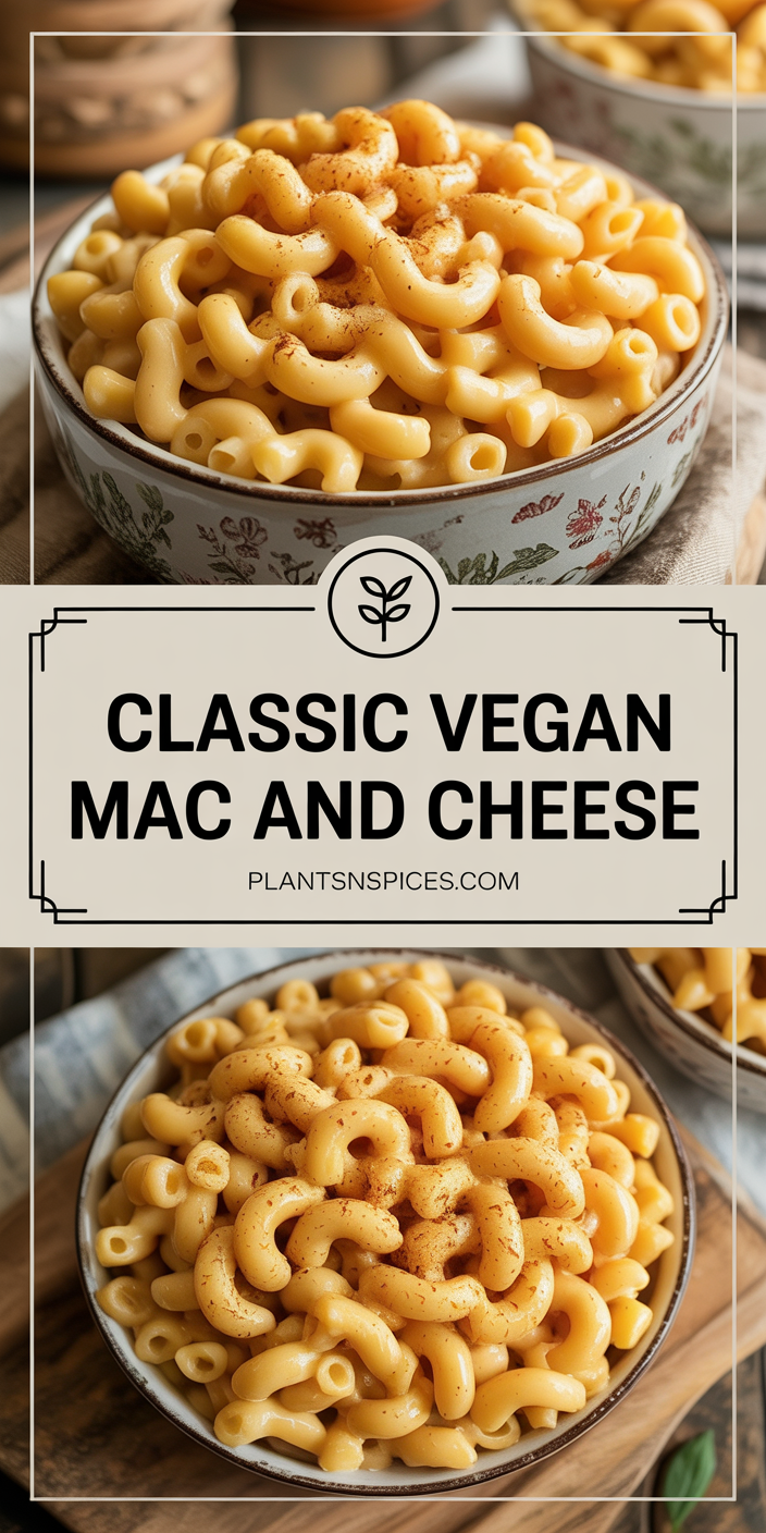 Classic Vegan Mac and Cheese