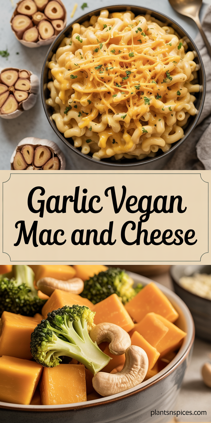 Garlic Vegan Mac and Cheese