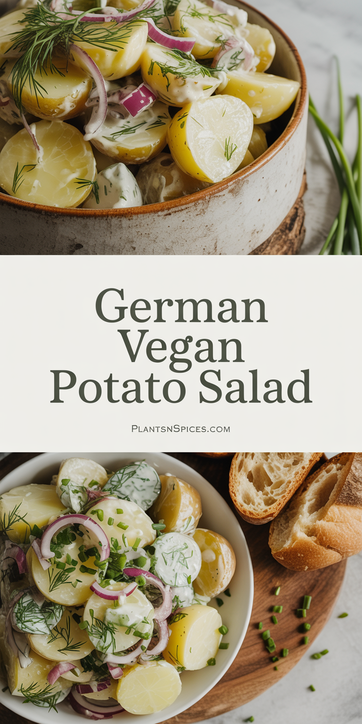 German Vegan Potato Salad