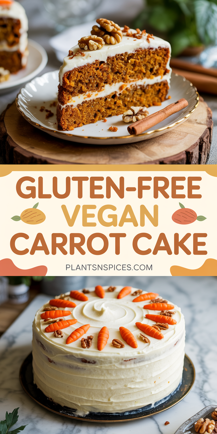 Gluten-Free Vegan Carrot Cake