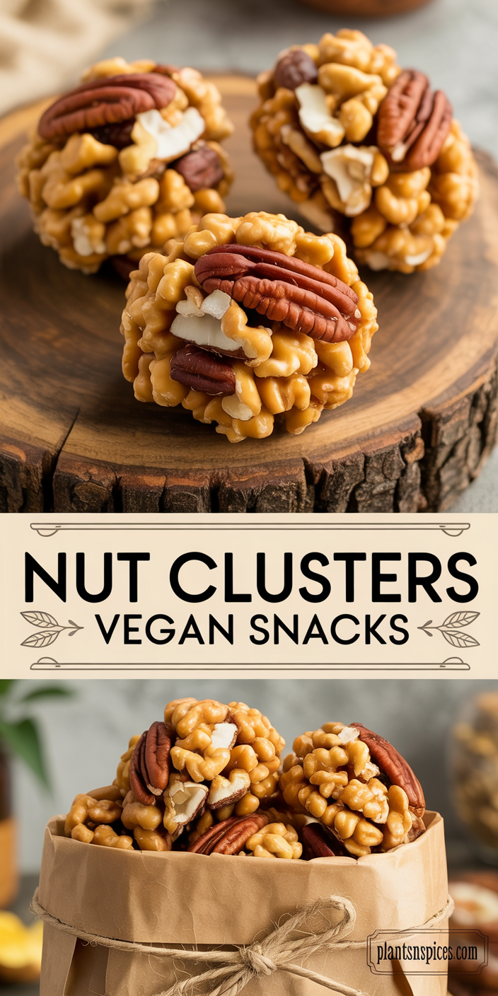 Nut Clusters Vegan Snacks