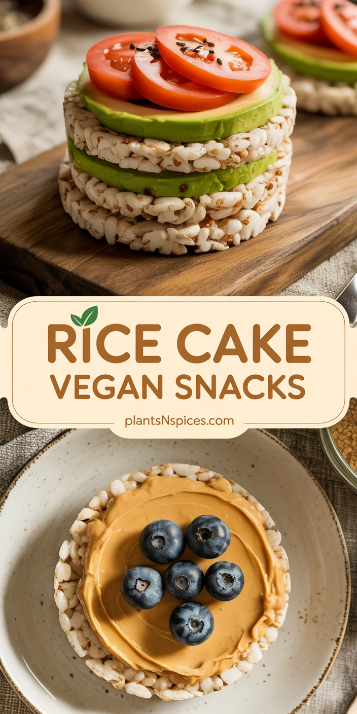 Rice Cake Vegan Snacks