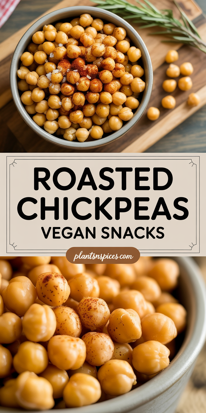 Roasted Chickpeas Vegan Snacks