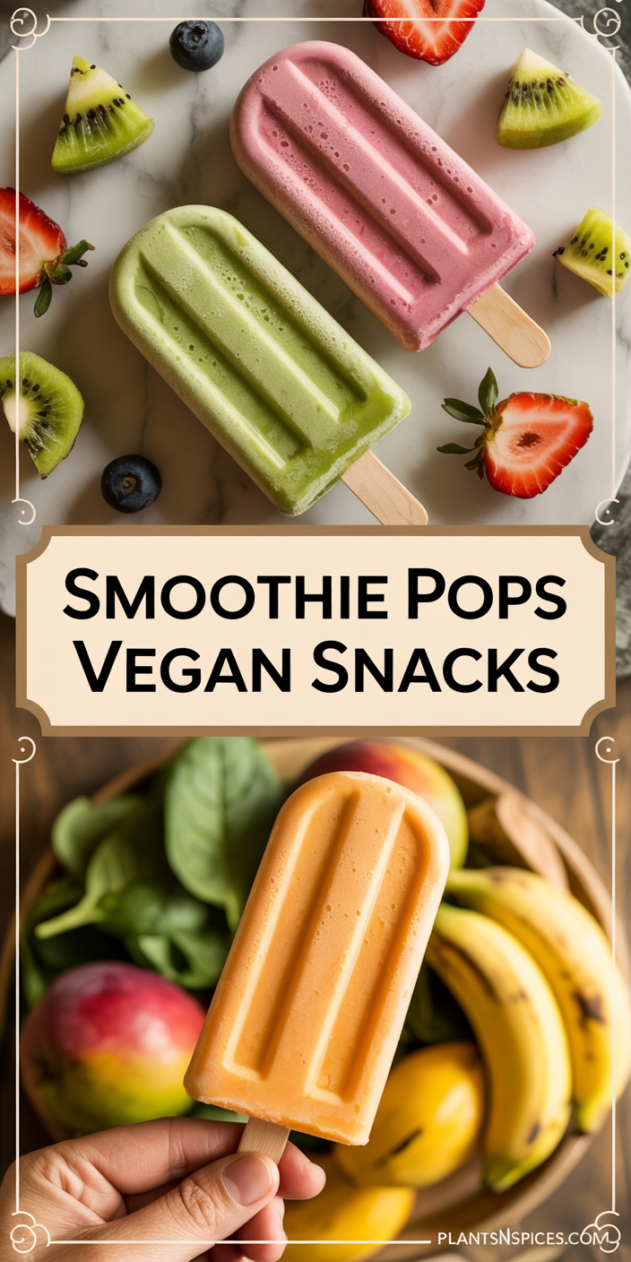 Smoothie Pops Vegan Snacks