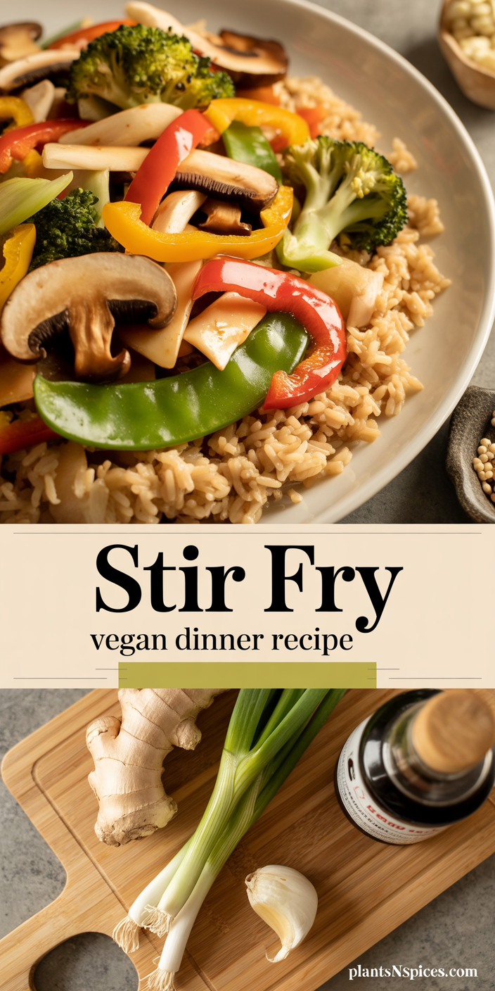Stir Fry Vegan Dinner Recipe