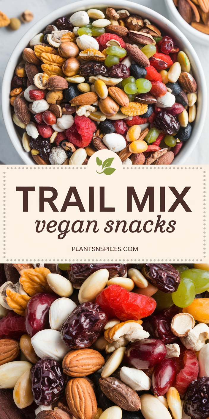 Trail Mix Vegan Snacks
